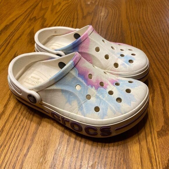 CROCS Other - Crocs Bayaband Tie Dye Clogs Slip On women’s 6